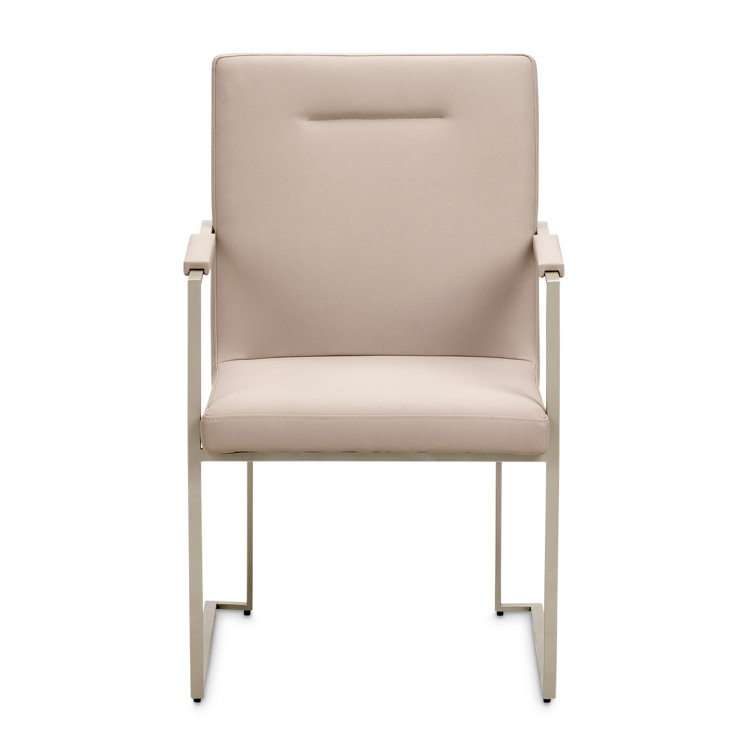 Latitude Run Dining Arm Chair Greige Wayfair